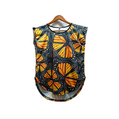 20303 Pillo Blusa Sublimada Ambos Lados Negro Monarcas S